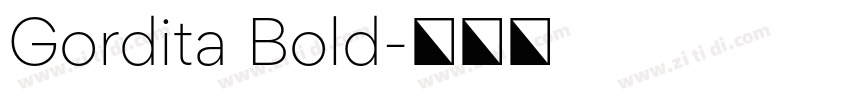 Gordita Bold字体转换